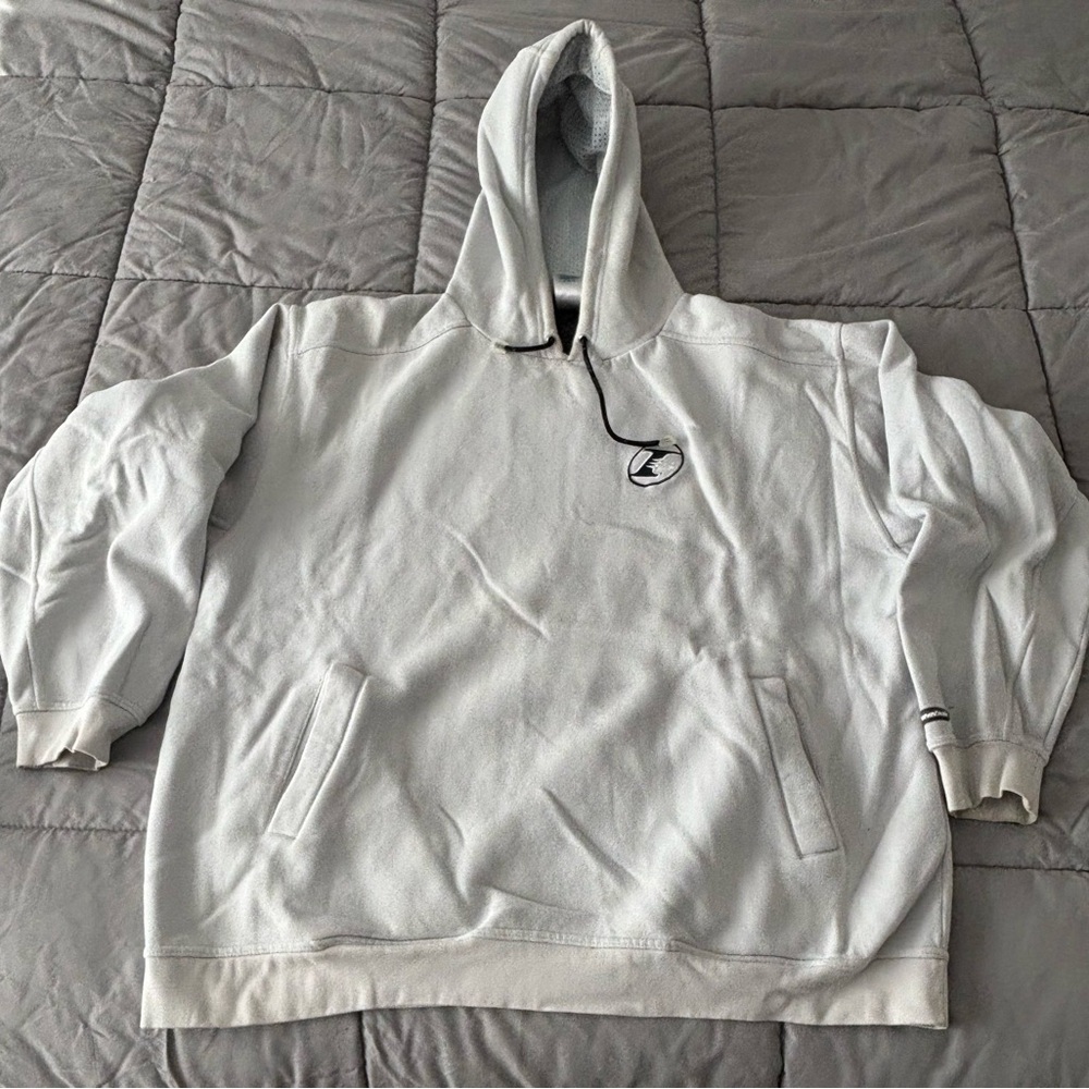VINTAGE ALLEN IVERSON LIGHT BLUE HOODIE 2XL